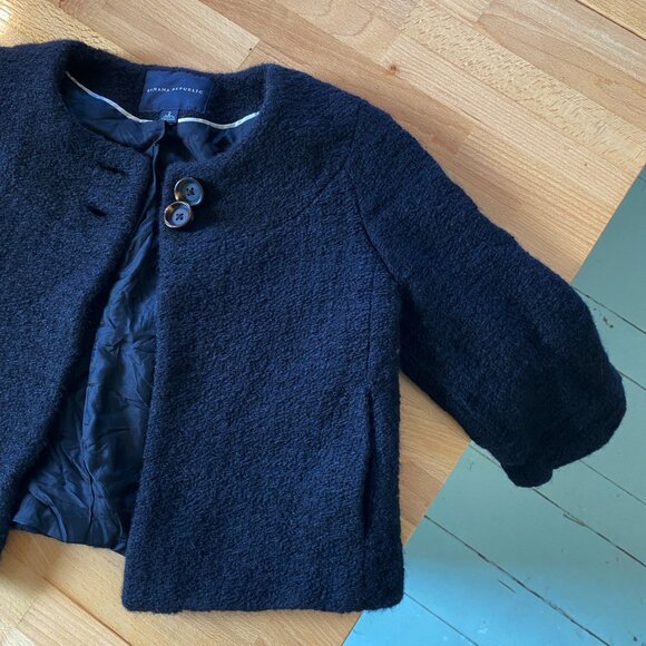 Like-new Banana Republic Cropped Wool Jacket - Picture 9 of 12